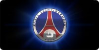 Paris Saint Germain Logo Soccer Photo License Plate