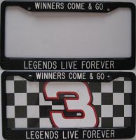 "Winners Come & Go - Legends Live Forever" Custom Frame