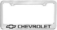 Chevrolet Solid Brass License Plate Frame