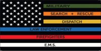 Heroes Flag Photo License Plate
