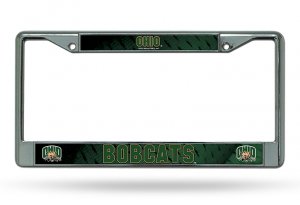 Ohio Bobcats Chrome License Plate FRAME