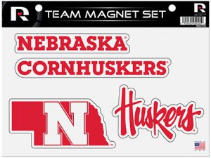Nebraska Cornhuskers Team Magnet Set