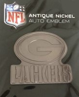 Green Bay Packers Antique Nickel Auto Emblem