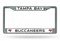Tampa Bay Buccaneers Chrome License Plate Frame