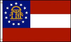 Georgia (State) Polyester Flag