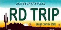 Arizona Rd Trip License Plate