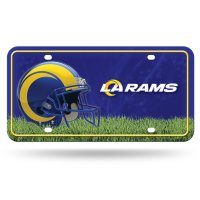 Los Angeles Rams Metal License Plate