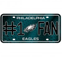Philadelphia Eagles #1 Fan License Plate