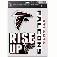 Atlanta Falcons 3 Fan Pack Decals