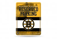 Boston Bruins Metal Reserved Parking Sign