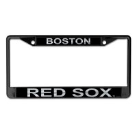 Boston Red Sox Laser Black License Plate Frame