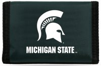 Michigan State Spartans Nylon Trifold Wallet