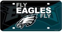 Philadelphia Eagles Fly Eagles Fly Metal License Plate
