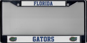 Florida Gators Chrome License Plate Frame