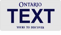 Design it Yourself Ontario Bicycle Plate