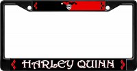 Harley Quinn Black License Plate Frame