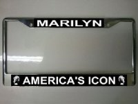 Marilyn America's Icon Photo License Plate Frame