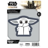 Star Wars The Mandalorian The Child White Decal
