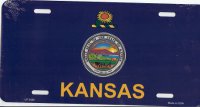 Design It Yourself Kansas State Look-Alike Bicycle Plate #4