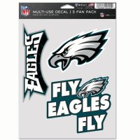 Philadelphia Eagles 3 Fan Pack Decals