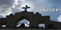 Meet Me In Church On Sunday Photo License Plate