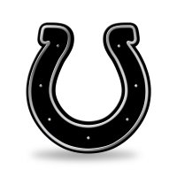 Indianapolis Colts Chrome Auto Emblem