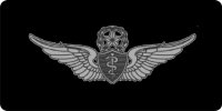 Army Master Flight Surgeon License Plate