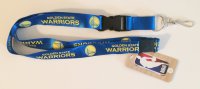 Golden State Warriors Blue Lanyard With Safety Latch