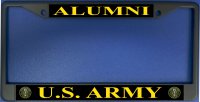 U.S. Army Alumni Chrome License Plate Frame
