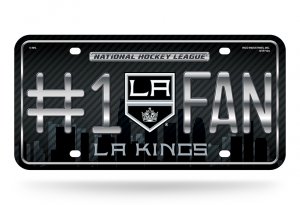 Los Angeles Kings #1 FAN Metal License Plate