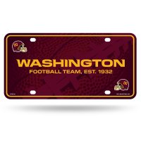 Washington Football Team Metal License Plate