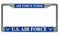 U.S. Air Force Nurse Photo License Plate Frame