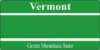 Vermont License Plates & Frames