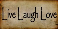 Live Laugh Love Photo License Plate