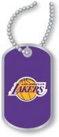 Los Angeles Lakers Domed Dog Tag