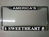 Marilyn-America's Sweetheart Photo License Plate Frame