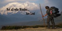 Not All Who Wander Are Lost Photo License Plate