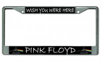 Pink Floyd Wishing You Were Here Chrome License Plate Frame