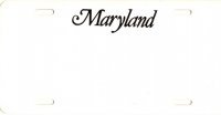 Design It Yourself Custom Maryland State Look-Alike Plate #3