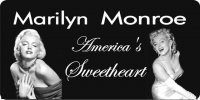 Marilyn Monroe America's Sweetheart Photo Plate