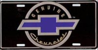 Genuine Chevrolet License Plate