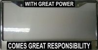 With Great Power comes Great Responsibility Frame