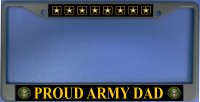 Proud Army Dad Photo License Plate Frame