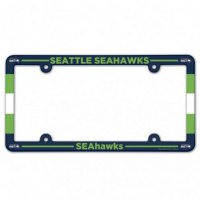 Seattle Seahawks Full Color Plastic License Plate Frame