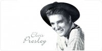Elvis Presley Cowboy Hat Photo License Plate
