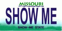 Design It Yourself Custom Missouri State Look-Alike Plate
