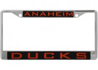 Anaheim Ducks Laser Chrome License Plate Frame