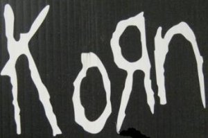 Korn White 4" x 4" Decal