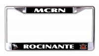 The Expanse MCRN Rocinante Chrome License Plate Frame
