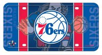 Philadelphia 76ers Metal License Plate